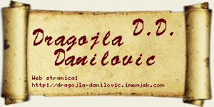 Dragojla Danilović vizit kartica